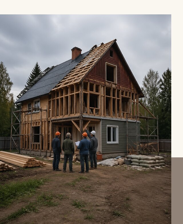 Реконструкция дачного дома в Ишимбае под ключ с проектом