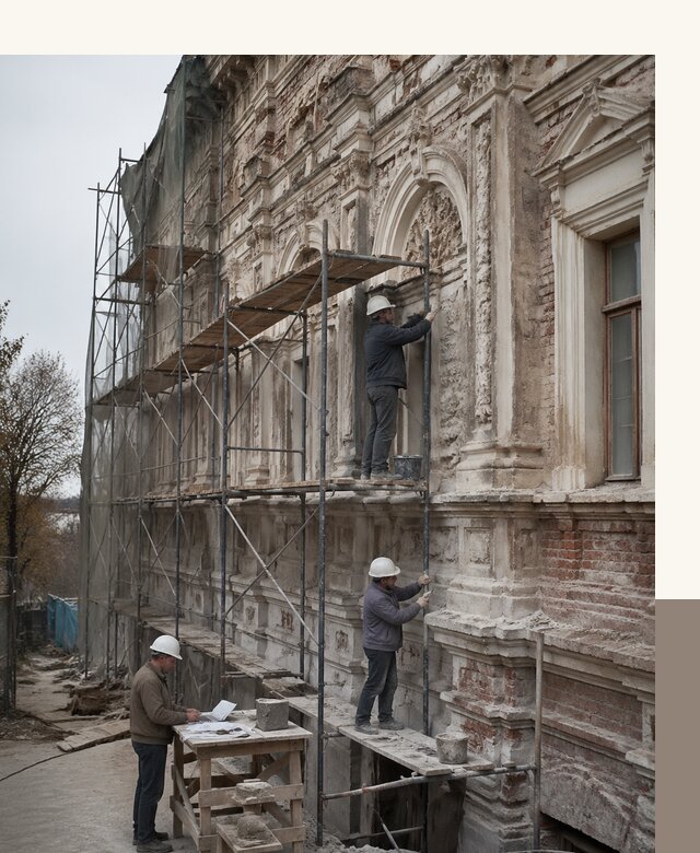 Реставрация объектов культурного наследия под ключ в Ишимбае